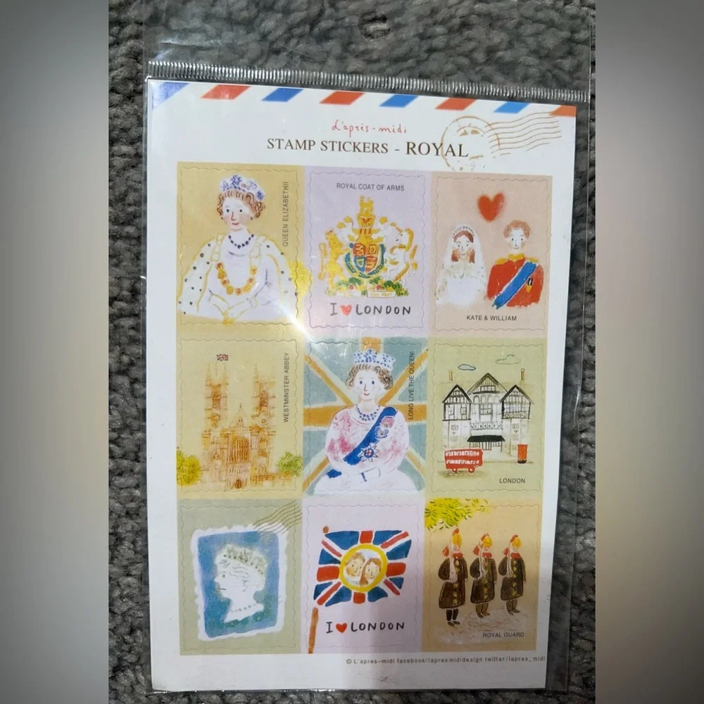 $2 ROYAL STAMP STICKERS. NEW. $2 WITH ANY ORDER OF $10 OR MORE